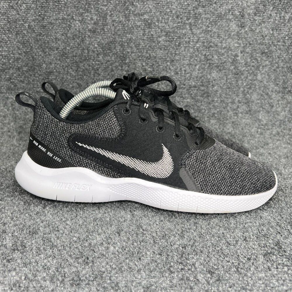 Nike Flex Experience Run 10 Shoes Womens 10 Black Grey Athletic Running Sneakers